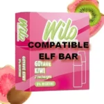 Pod Goyave Kiwi Wilo / Elfbar : la douceur de la goyave et l'acidulée du kiwi 😍 PROMOS et PRIX DÉGRESSIFS 😍 Elaboré en France 👍 - ⚡⚡⚡ LIVRAISON RAPIDE ⚡⚡⚡ www.eliquide-jungle.f