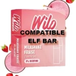 Wilo Milkshake Fraise Pod compatible Elfbar : La gourmandise d'un milkshake à la fraise 😍 PROMOS et PRIX DÉGRESSIFS 😍 Elaboré en France 👍 - ⚡⚡⚡ LIVRAISON RAPIDE ⚡⚡⚡ www.eliquide-jungle.fr